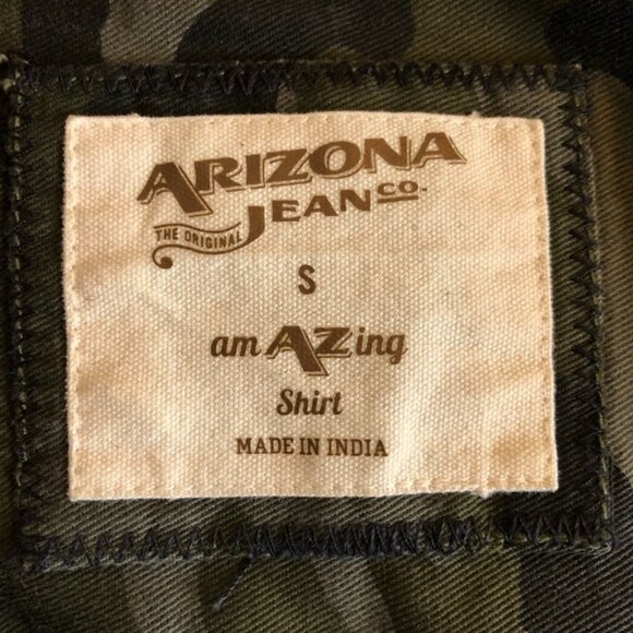 Arizona Camo Button up Tee size x Large Long Sleeve - Picture 5 of 8